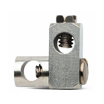 Snodino Doppio Ottone Cromo- Cromo- Dh- Pezzi 1