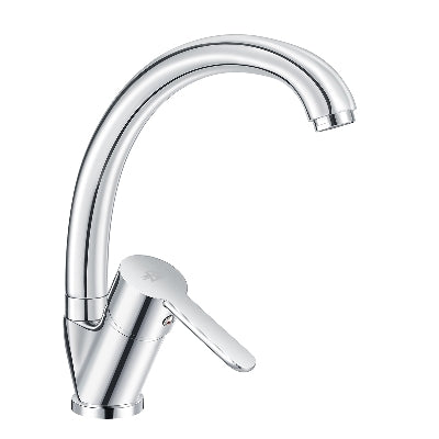 Miscelatore Monocomando Lavello Canna Alta Serie Iole- Cromo- Dh- Pezzi 1