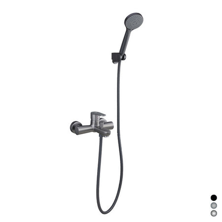 Miscelatore Monocomando Vasca Serie Lizzy- Nichel Nero Spazzolato- Dh- Pezzi 1