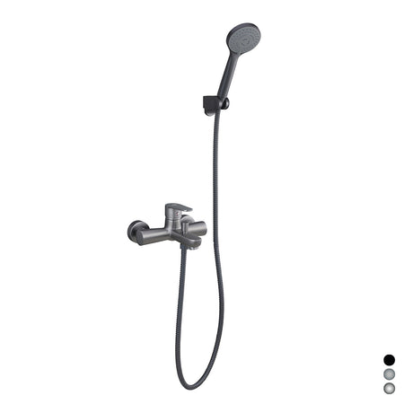 Miscelatore Monocomando Vasca Serie Lizzy- Nichel Nero Spazzolato- Dh- Pezzi 1