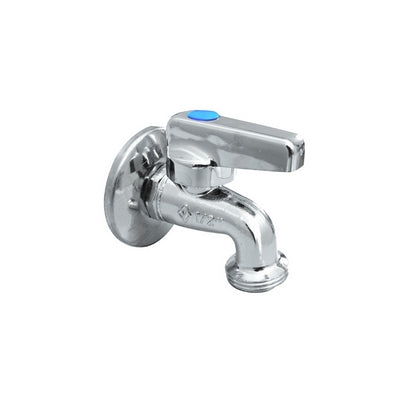 Rubinetto Lavatrice Cromato A Sfera Con Rosone- 1/2 X 3/4 Pn 10- Bugat- Pezzi 1