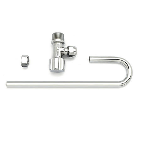 Rubinetto Wc Maschio 1/2 Con Tubo J- 1/2- Debor- Pezzi 1