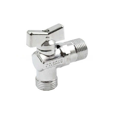 Rubinetto Lavatrice Mm Con Levetta Cromata Wash- 1/2 X 3/4- Tiemm- Pezzi 1