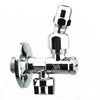 Rubinetto Sottolavabo Con Filtro A Snodo Cromato Lux- 1/2 X 3/8- Alber- Pezzi 1