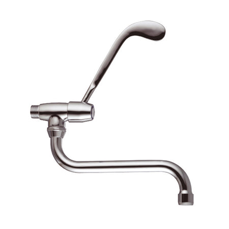 Rubinetto A Muro Leva Clinica Canna Girevole- Cromo- Tremolada Pezzi 1