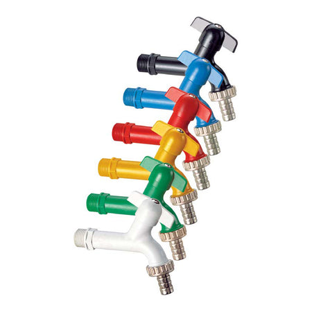 Rubinetto Portagomma Eurogarden- 1/2 Blu- Manfr- Pezzi 1