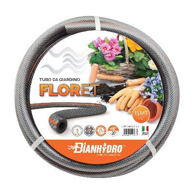 Tubo Da Giardino Floret- Mt 50 - 5/8- Dh- Metri 50