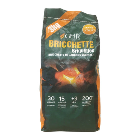 Bricchette Di Carbone Vegetale- 5 Kg- Esclu- Pezzi 1