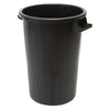 Bidone In Plastica Senza Coperchio- Lt. 75 Diam. 44 Cm H. 63 Cm- Ff- Pezzi 1
