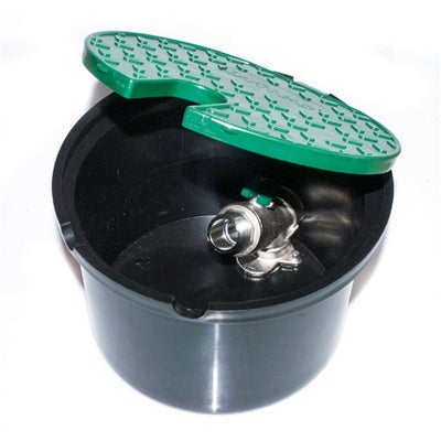 Pozzetto Con Valvola In Metallo 2 Ingressi- 3/4 - Cm 20,5 X H. 13- Irrit- Pezzi 1