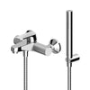 Monocomando Vasca-Doccia Esterno C/Accessori Serie Sun- Cromo- Zucch- Pezzi 1