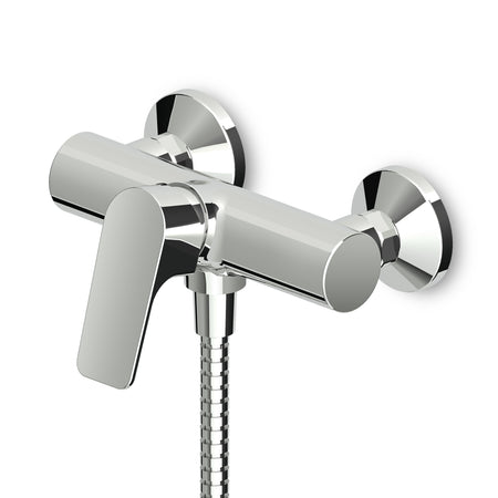 Misc. Monocomando Esterno Doccia Serie Wind- Cromo- Zucch- Pezzi 1