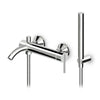 Monocomando Vasca Doccia Esterno C/Accessori Serie Zxs- Cromo- Zucch- Pezzi 1