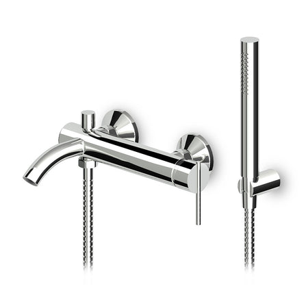 Monocomando Vasca Doccia Esterno C/Accessori Serie Zxs- Cromo- Zucch- Pezzi 1