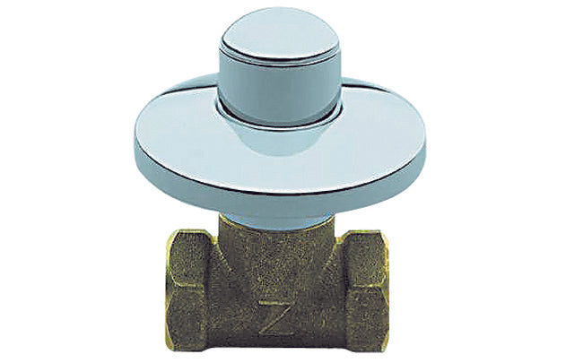 Rubinetto Arresto Incasso Da 1/2 Con Cappuccio Zucchetti- Cromo- Zucch- Pezzi 1