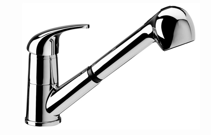 Miscelatore Monoc. Lavello Con Doccia Estraibile Nettuno Due- Cromo- Paffo- Pezzi 1