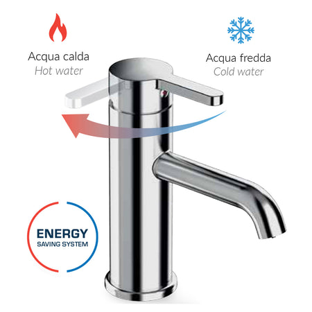 Miscelatore Monocomando Bidet Linea Ten- Cromo- Tiemm- Pezzi 1