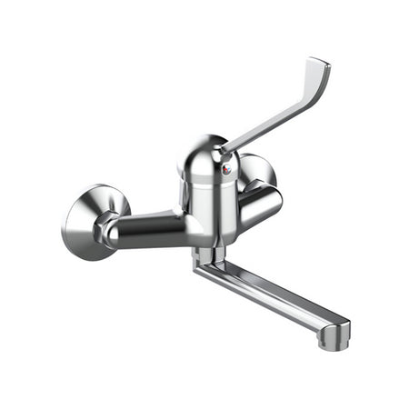 Miscelatore Monocomando Lavello A Muro Con Leva Clinica Linea Ten- Cromo- Tiemm- Pezzi 1