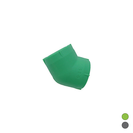 Gomito Liscio 45 ° In Polipropilene- Diam. 25- Dh- Pezzi 1