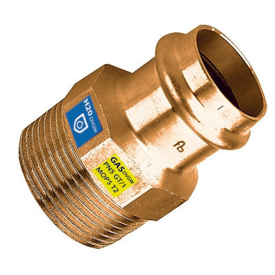 Manicotto In Bronzo A Pressare Fxfil M Acqua/Gas- Diam. 18 X 1/2- Frabo- Pezzi 1