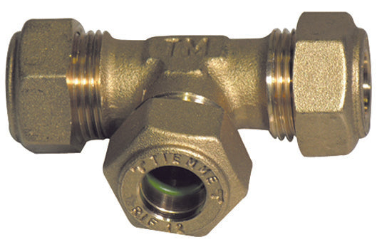 Raccordo A Tee Intermedio O-Ring Tiemme Gas- 10- Tiemm- Pezzi 1