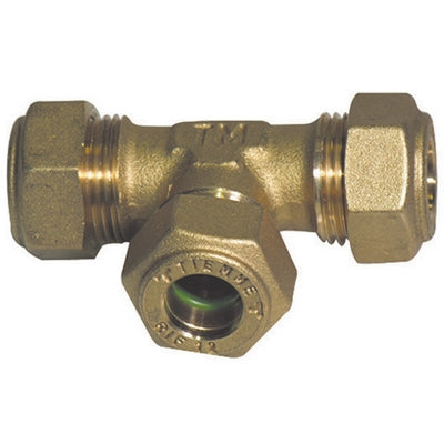 Raccordo A Tee Intermedio O-Ring Tiemme Gas- 12- Tiemm- Pezzi 1