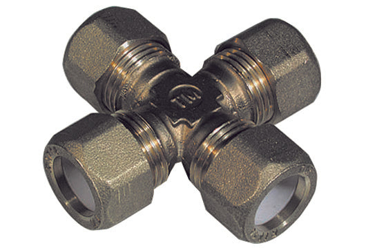 Croce Con 4 Dadi Per Rame Con Ogiva Teflon Tiemme- 1/2 X 14- Tiemm- Pezzi 1