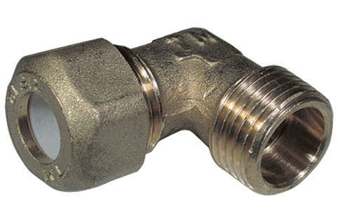 Gomito Maschio Per Rame Con Ogiva Teflon Tiemme- 1/2 X 10R- Tiemm- Pezzi 1