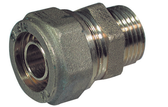 Raccordo Diritto Maschio Per Tubo Cobra-Pex- 1/2 X 15- Tiemm- Pezzi 1