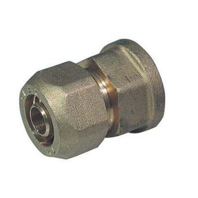 Raccordo Diritto Femmina Per Tubo Cobra-Pex- 3/4 X 22- Tiemm- Pezzi 1