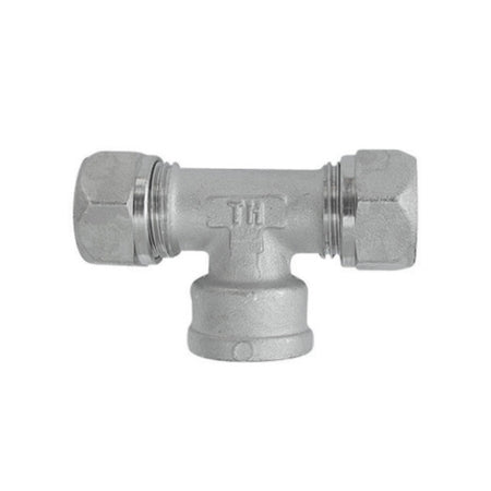 Raccordo A Tee Femmina Tiemme Per Multistrato- 1/2 X 16- Tiemm- Pezzi 5