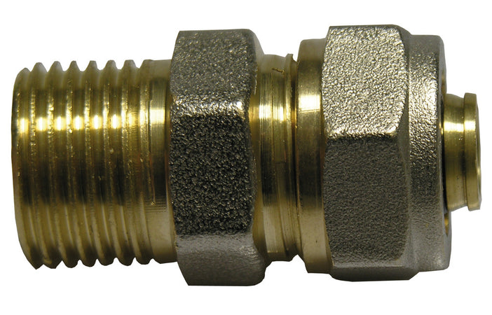 Raccordo Diritto Maschio Dfx Per Multistrato- Diam. 1/2 X 20 -Conf- Faidf- Pezzi 1