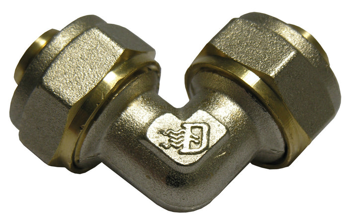Raccordo Curvo Doppio Dfx Per Multistrato- Diam. 16 -Conf- Faidf- Pezzi 1