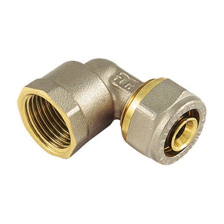 Raccordo Curvo Femmina Serie Ins Per Multistrato- 1/2 X 16- Tiemm- Pezzi 1