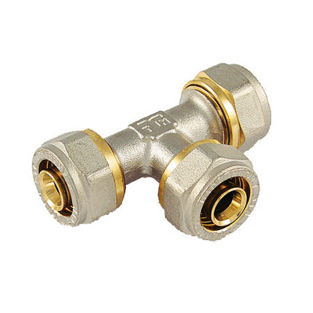 Raccordo A T Ridotto Serie Ins Per Multistrato- 20 X 16 X 20- Tiemm- Pezzi 1