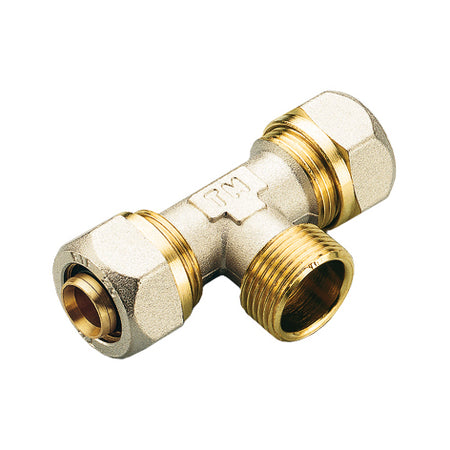 Raccordo A T Maschio Serie Ins Per Multistrato- 20 X 1/2 X 20- Tiemm- Pezzi 1