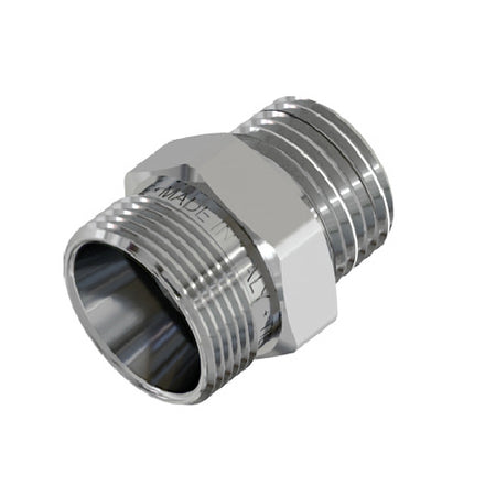 Raccordo Diritto Maschio Cromato- 1/2 - 24X19 Fil (D.16)- Tiemm- Pezzi 1