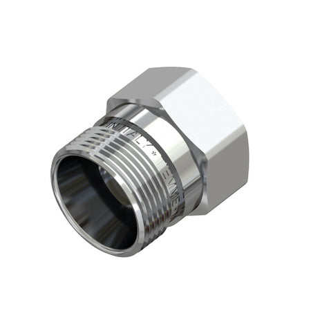 Raccordo Diritto Femmina Cromato- 1/2 - 24X19 Fil (D.16)- Tiemm- Pezzi 1