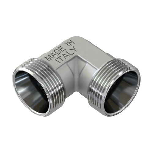 Raccordo Curvo Doppio Cromato- 24X19 Fil (D.16)- Tiemm- Pezzi 1