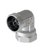Raccordo Curvo Femmina Cromato- 3/4 - 24X19 Fil (D.16)- Tiemm- Pezzi 1