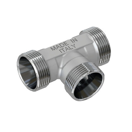 Raccordo A T Maschio Cromato- 24X19 Fil (D.16)- Tiemm- Pezzi 1