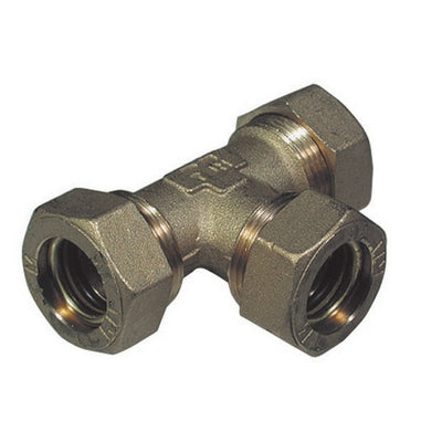 Raccordo A Tee Con 3 Dadi O-Ring Tiemme- 18- Tiemm- Pezzi 1