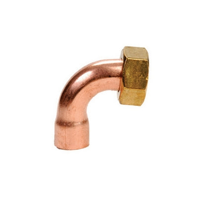 Curva Rame 90 ° Con Dado Girevole- 3/4 X 16- Ibp- Pezzi 1