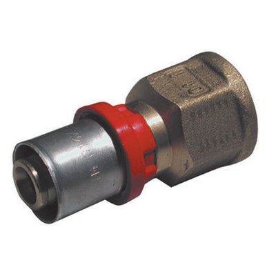 Raccordo Press Diritto Femmina Per Multistrato- 3/4 X 26- Tiemm- Pezzi 1