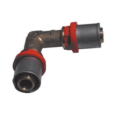 Raccordo Press Curvo Doppio Per Multistrato- 16 X 2,25- Tiemm- Pezzi 1