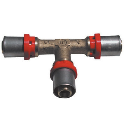 Raccordo Press A T Per Multistrato- 26 X 20 X 20- Tiemm- Pezzi 1