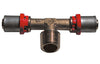 Raccordo Press A T Maschio Per Multistrato- 1/2 X 20 -Conf- Faidf- Pezzi 1