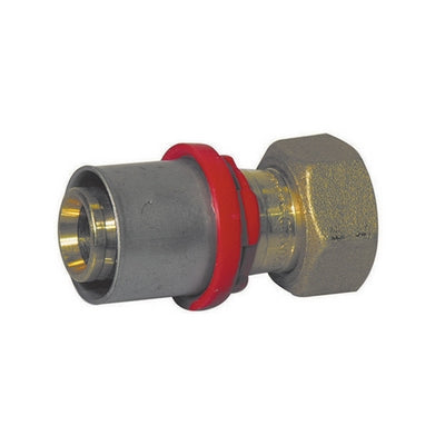 Raccordo Diritto Press. Con Girello E Guarn. Piana Per Multistrato- 1/2 X 16 -Conf- Faidf- Pezzi 1