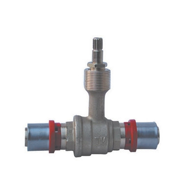 Valvola A Sfera Da Incasso Per Raccordi Press Per Multistrato- Diam. 20- Tiemm- Pezzi 1