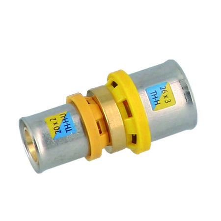 Raccordo Diritto Ridotto A Pressare Per Multistrato- 26X20- Gf- Pezzi 1